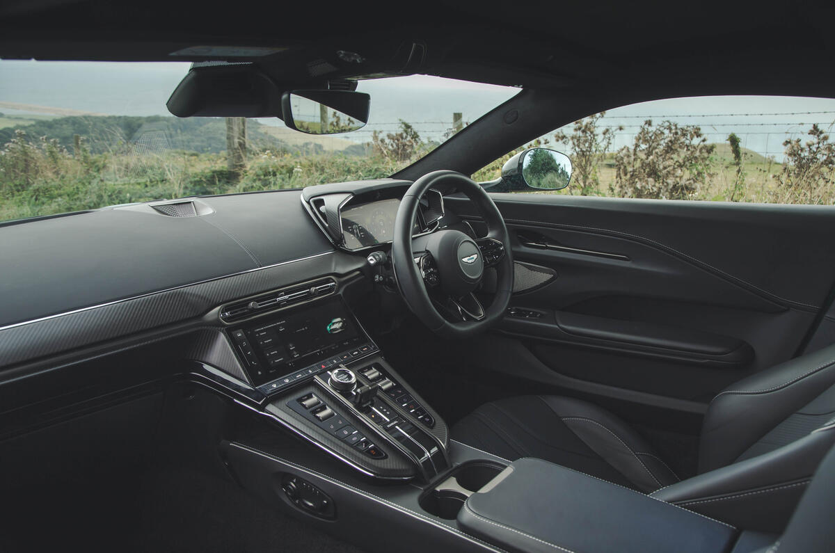 Aston Martin Vantage RT 2024 review dash 3 4 0189
